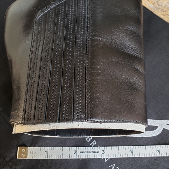 Brian Atwood Black Fragola Ankle Boots - Picture 6 of 12